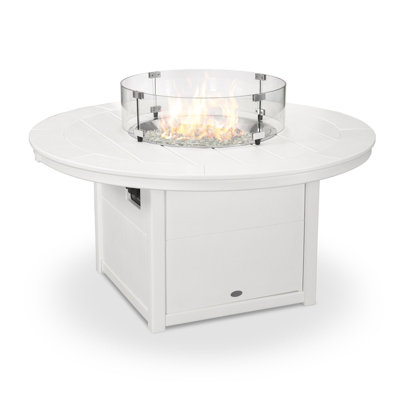 POLYWOOD® Tables Round 48" Fire Pit Table