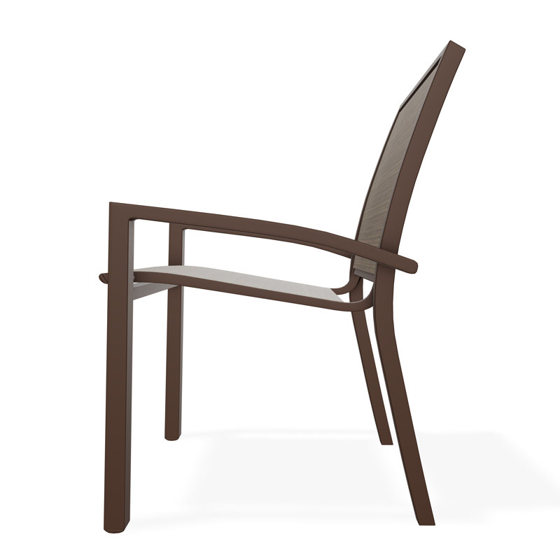 Kendall Outdoor Dining Chair, Kona, Bark