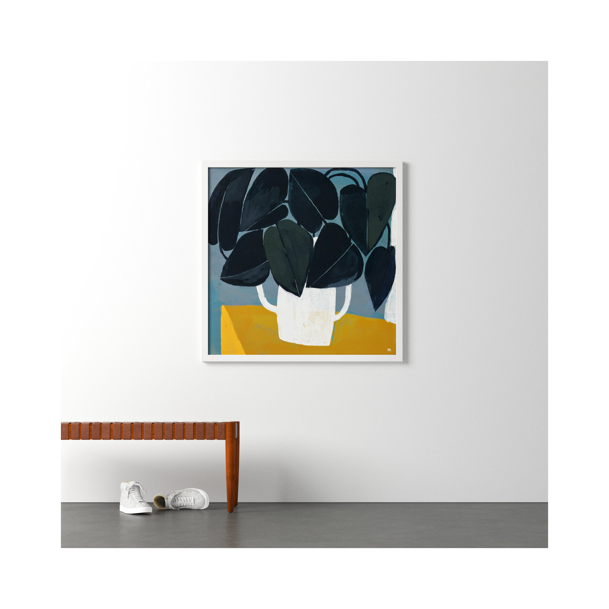 Summer Interior 1 by StudioM, 44" H x 44" W x 1.25" D, White