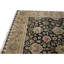 Hand Knotted Wool Area Rug in Black And Gold