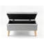 Banc ottoman de rangement avec plateau intégré
