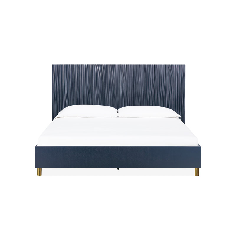 Lit plateforme en bois massif Ricciardo, Très grand californien