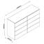 Privilegio 140 cm W Chest of 8 Drawers