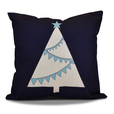 Jump for Joy Christmas Garland Tree Pillow Cover & Insert
