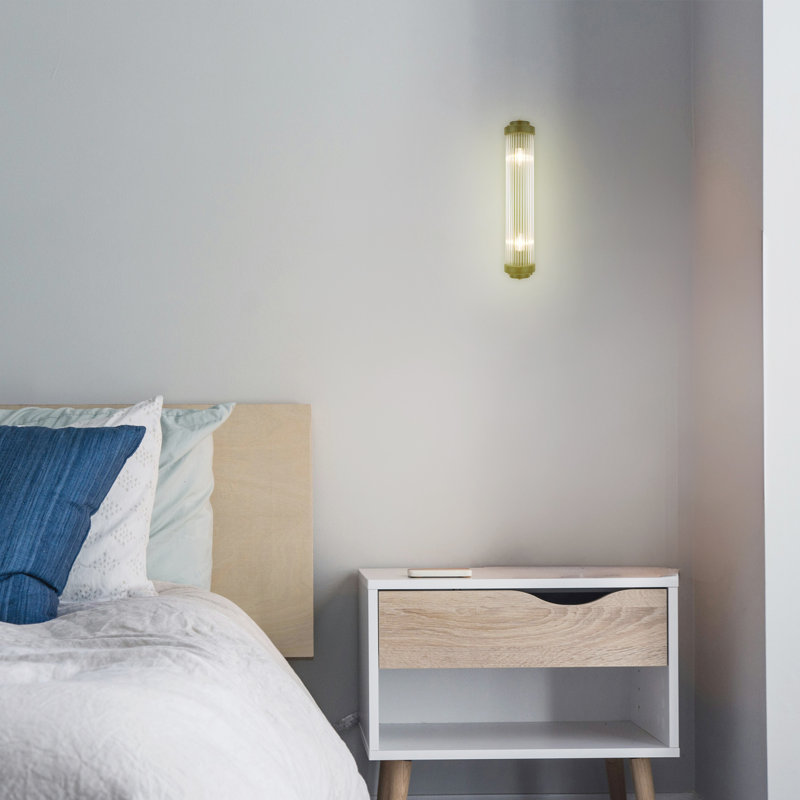 Roslinde Flush Mounted Sconce, Matte Black