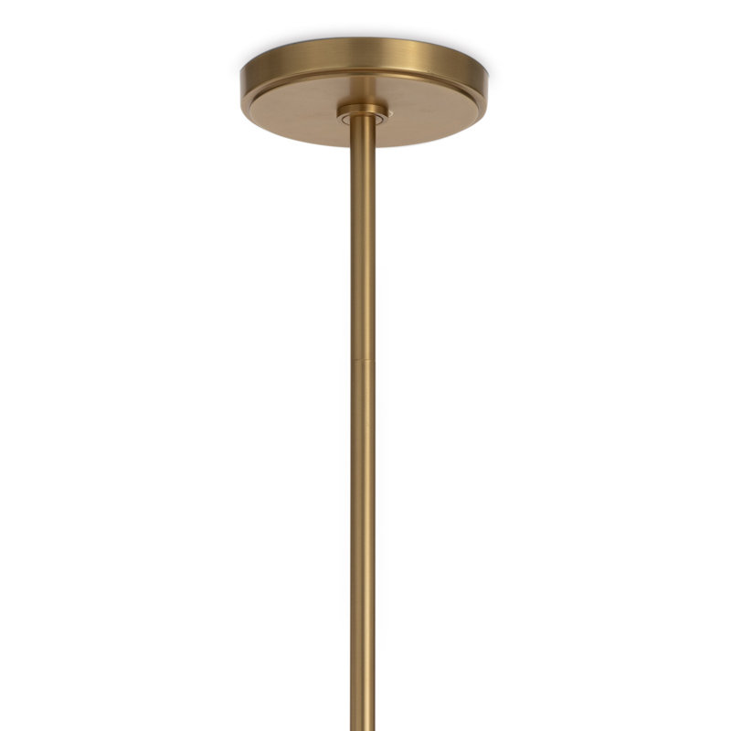 Luminaire suspendu en cristal Bijoux, Laiton naturel
