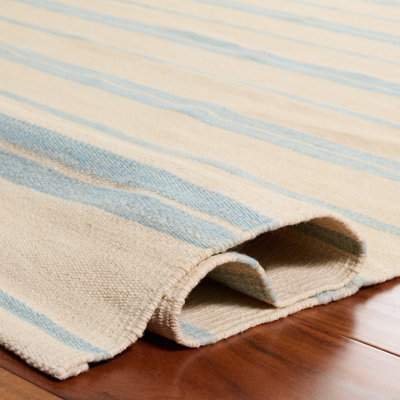 Ralph Lauren Sagaponeck Stripe Wool Striped Rug, Rectangle 6' x 9'