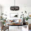 Lustre tambour en rotin 6 lumières Anela-1098946874
