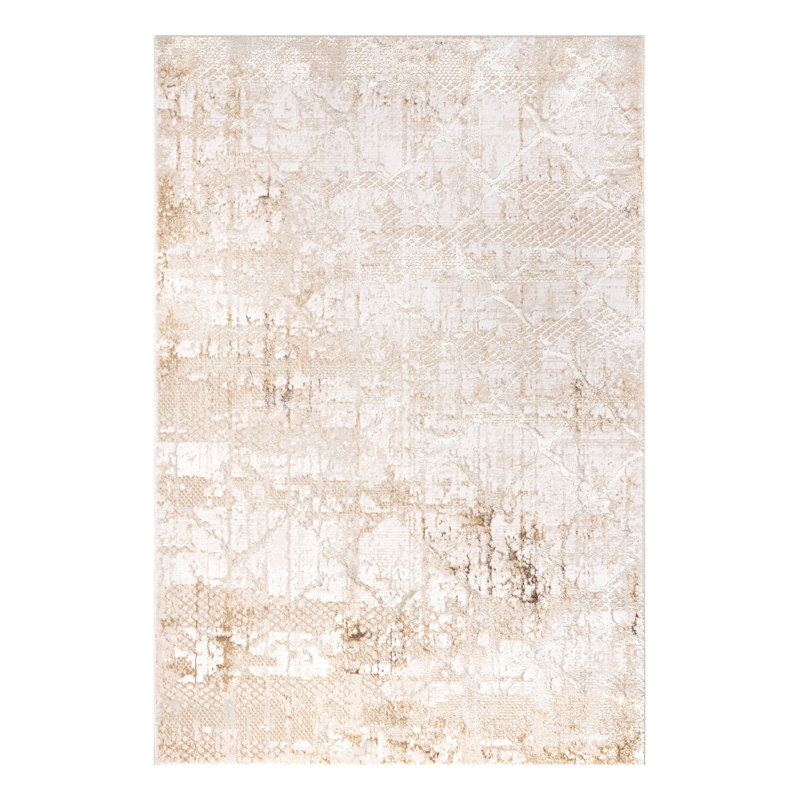 Journel Abstract Indoor Rug, Rectangle 5'3" x 7'9"