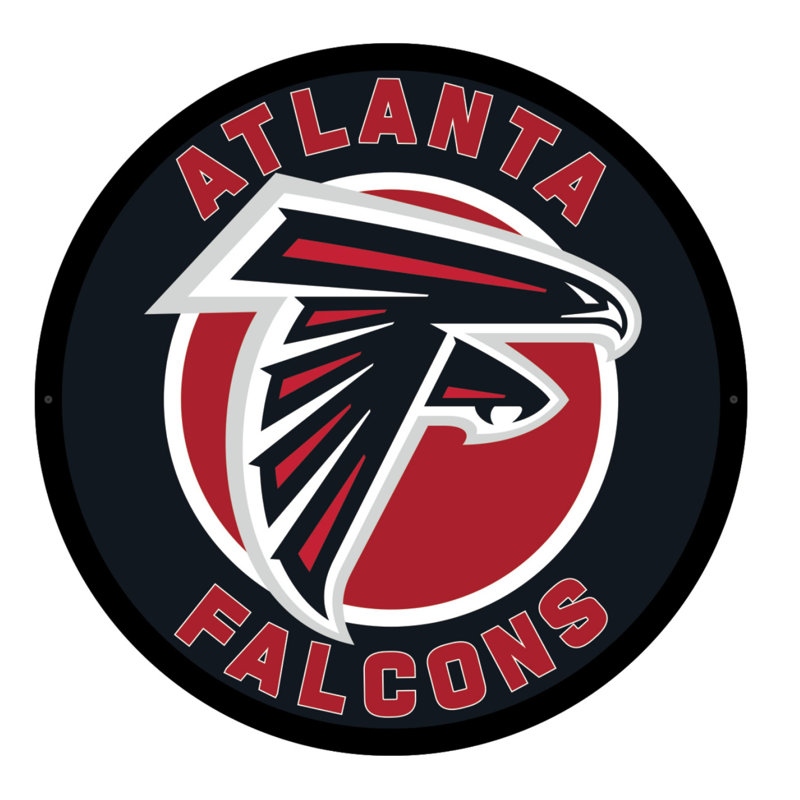 Plaque murale lumineuse NFL, Falcons d'Atlanta