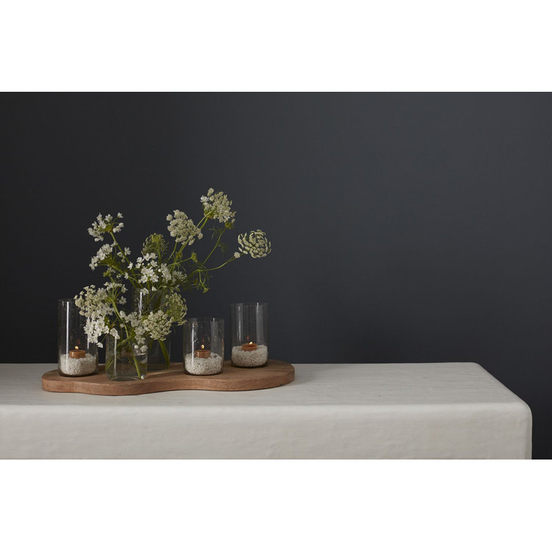 Vases avec plateau