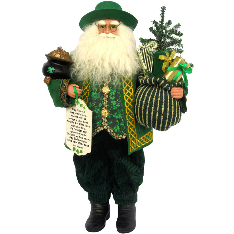 Figurine de père Noël irlandais
