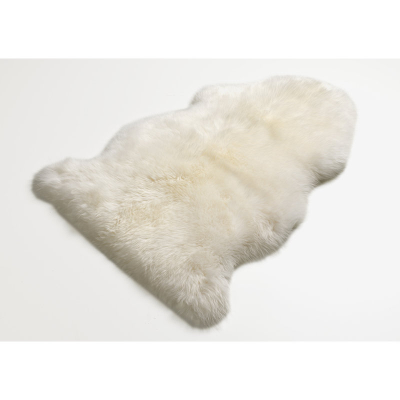 Octagon 62 cm x 80 cm Animal Print Sheepskin Area Rug