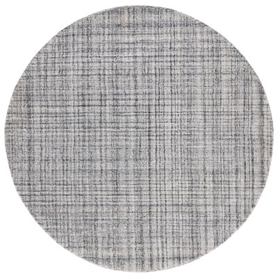 Abstract Hand Tufted Performance Striped Rug