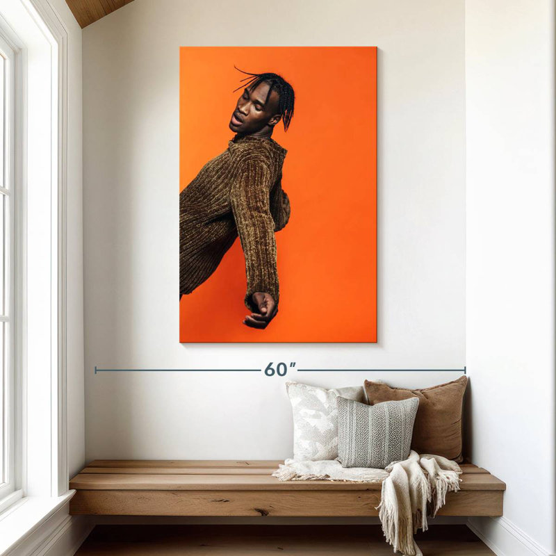 Leisha Male Model, 48" H x 32" W