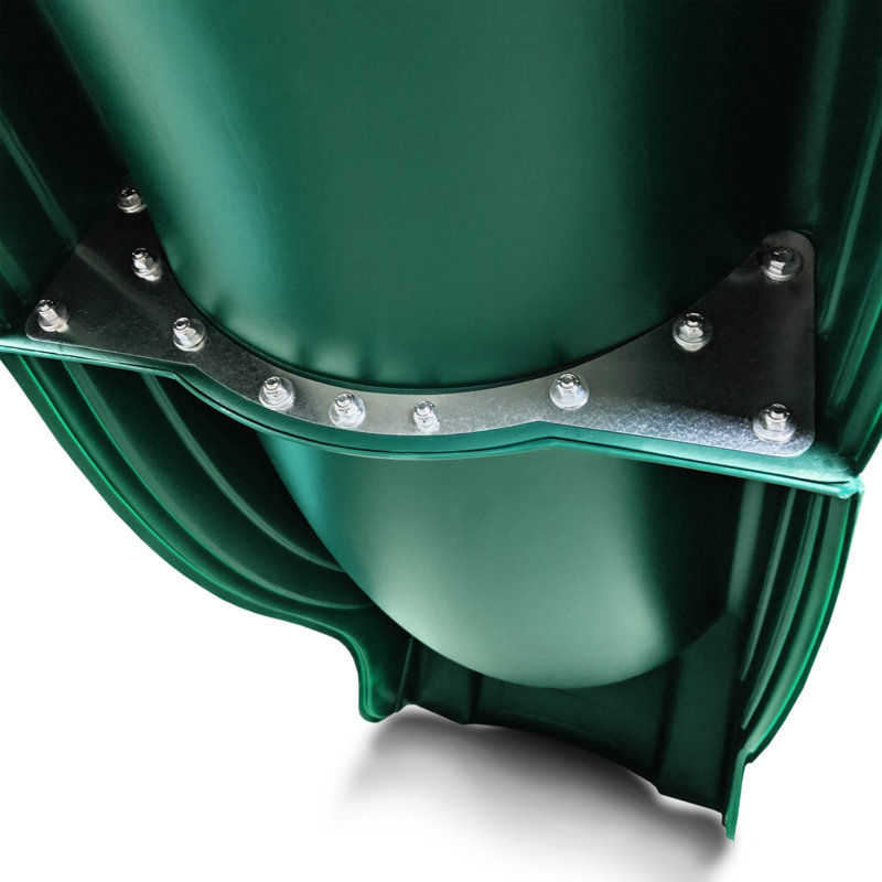 Glissade Olympus Wave pour terrasse de 5 pi, vert, Vert