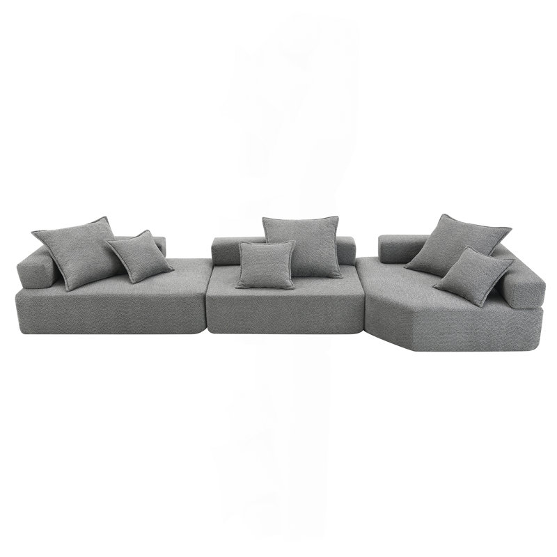 Boneless Oversized Modular Sectional Sofa