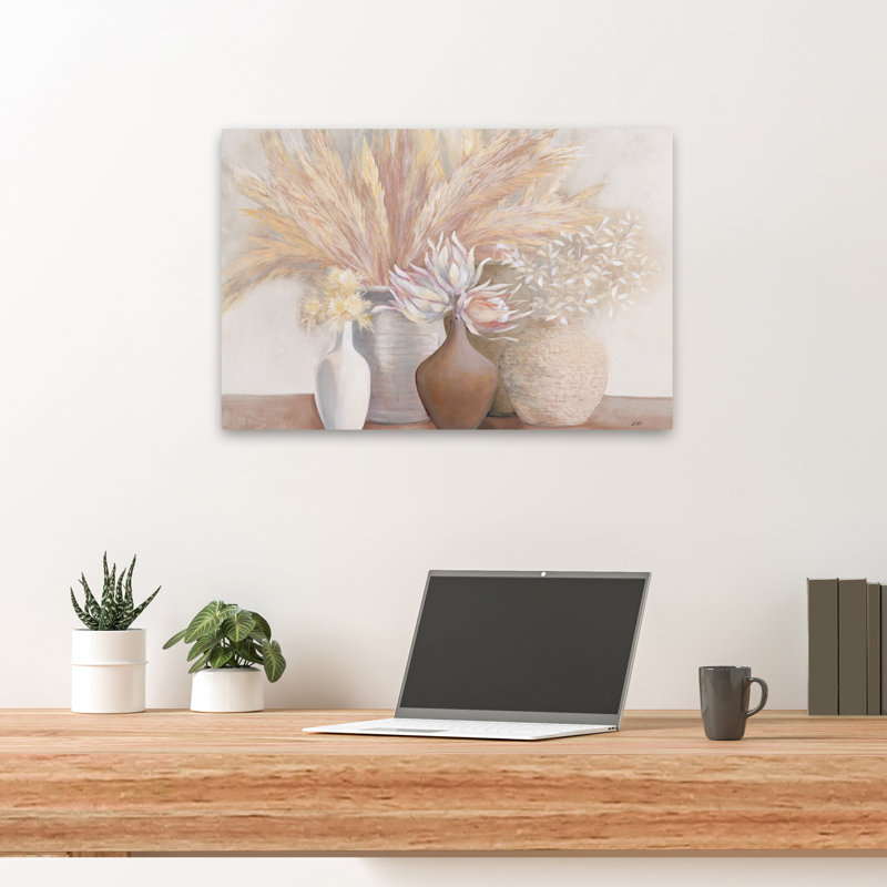 Nature morte, ferme et jardin modernes, H 24 po x l 16 po