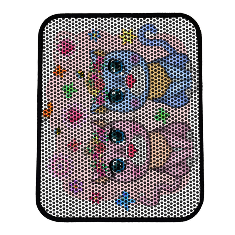 Tapis pour litière de qualité supérieure, 18 po x 24 po | 50% PVC / 50% polyester, lavable à la machine et passer l'aspirateur | Conception durable et facile à nettoyer pour les propriétaires d'animaux de compagnie | Protégez vos planchers des dégâts de la litière
