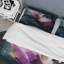Ensemble de housse de couette en microfibre / polyester mauve et bleu Realities On Canvas I-740843