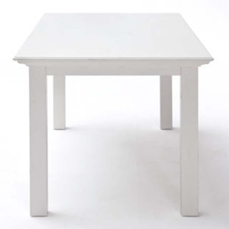 Angellique Mahogany Solid Wood Dining Table, 30" H x 71" L x 36" W