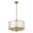 4-Light Natural Capiz Shell Drum Chandelier-517692962
