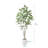 Adcock Artificial Maple Tree with Round White Planter, Pre Potted Faux Maple Tree for Home Decor-1536425911