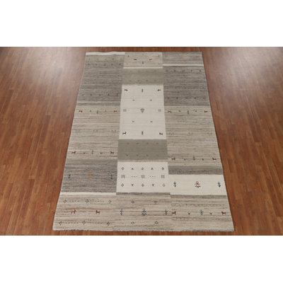 Handmade Gabbeh Oriental Area Rug 7x10