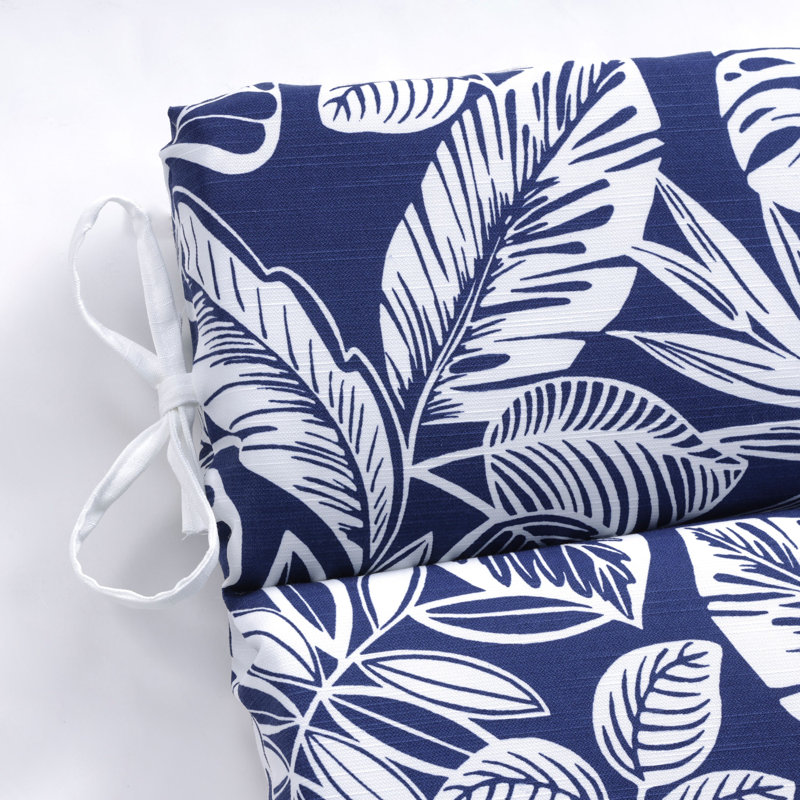 Delray Outdoor 5'' Lounge Chair Seat / Back Cushion, Navy