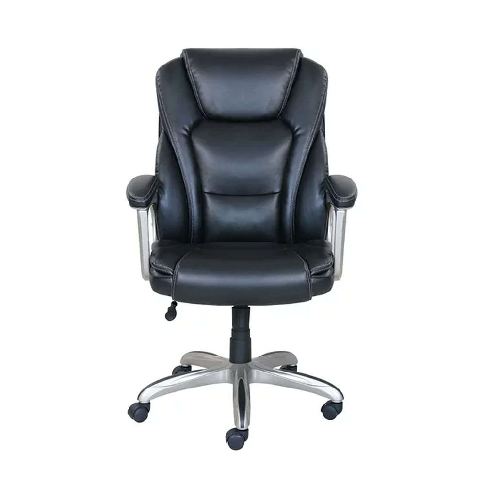 Serta Heavy-Duty Bonded Leather Commercial Office Chair with