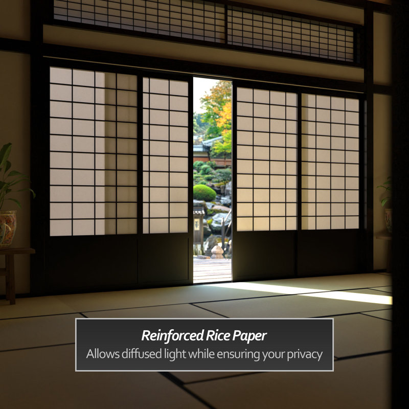 Portes coulissantes Shoji - Zen, Noir