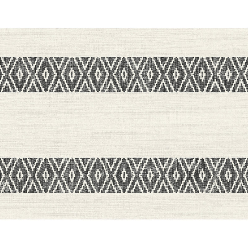 Geometric Wallpaper Roll, Charcoal