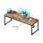71 Inch Computer Desk With USB Ports, Large Office Desk, Long Study Student Writing Desk, Rustic Brown