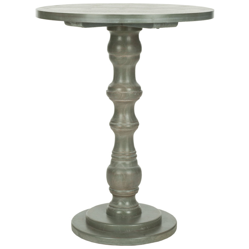 Willhite Solid Wood End Table, French Gray