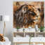 «Lion Collage - Animal Circle», art mural-35120051-35120074