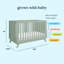 Lit de bébé convertible 3-en-1 Otto-102341982