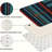 Modern Stripe 3 PC Grey Series Kitchen Standing Mat
