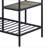 Rustic Kitchen Island With Open Shelving