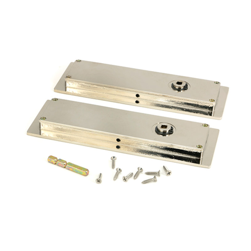 Door accessory, 17.5cm H x 6cm W x 1.3cm D, Polished Nickel