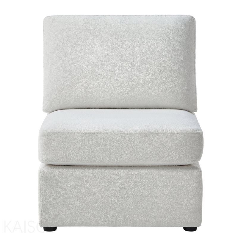 Chaise sans accoudoirs Chauncy - Ivoire, Ivoire ivoire