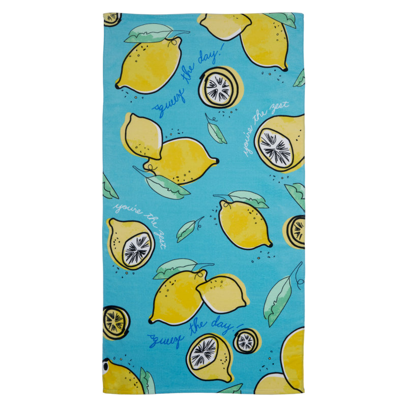 Serviette de plage 100% coton Leiya