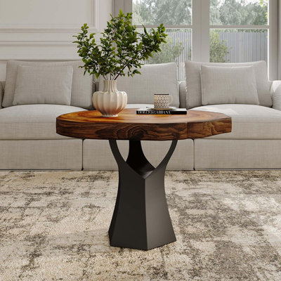 Black Coffee Table Base Namu | Small Size Heavy-Duty Metal Furniture Legs For Modern, Industrial, And Minimalist Home Décor
