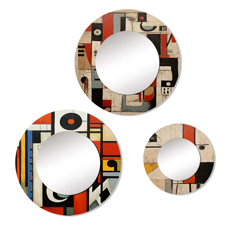 Chison Metal Round Mirror