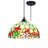 Tiffany Chain Pendant Lighting Tall 181 Inch, 8 Inch Small Stained Glass Shade Mini Hanging Lamp-184235033