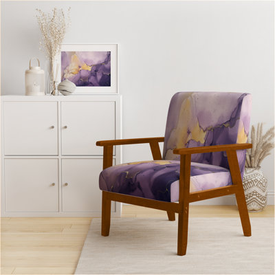 Berdahl Marble Upholstered Armchair