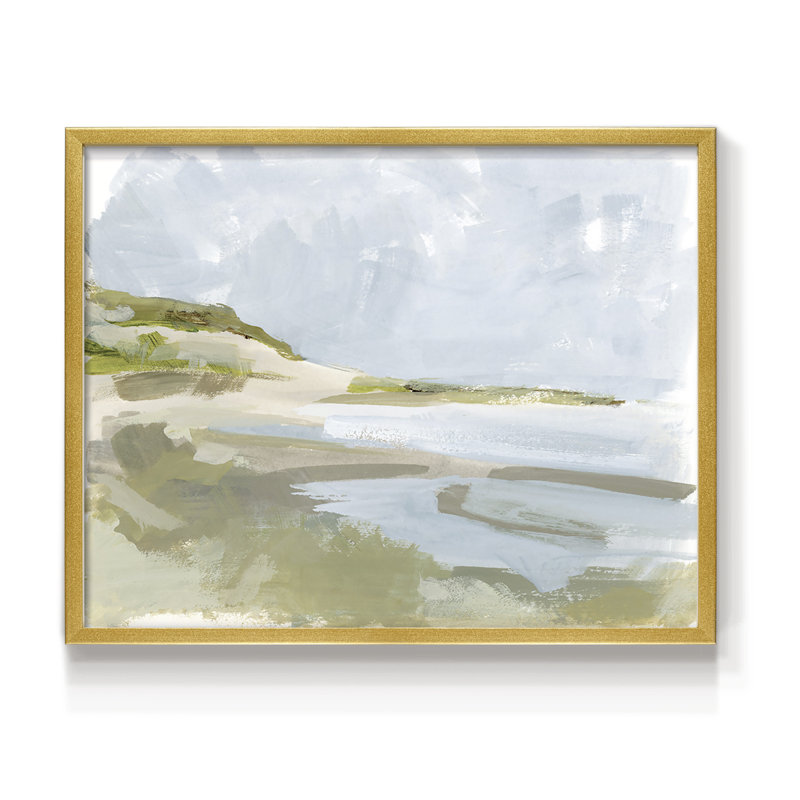 Sea Cove Impression II - Reproduction encadrée - Restickable, H 8 po x l 10 po