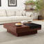 TABLE BASSE DE RANGEMENT ACACIA