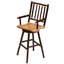 Tabouret de comptoir pivotant avec accoudoirs Fireside Lodge Hickory-1710634917