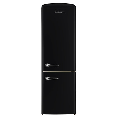 iio Retro 23.62 " 12 Cubic Feet Freestanding Bottom Freezer Refrigerator