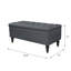 Banc de rangement à couvercle rabattable Aireen-958891801